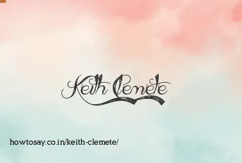 Keith Clemete