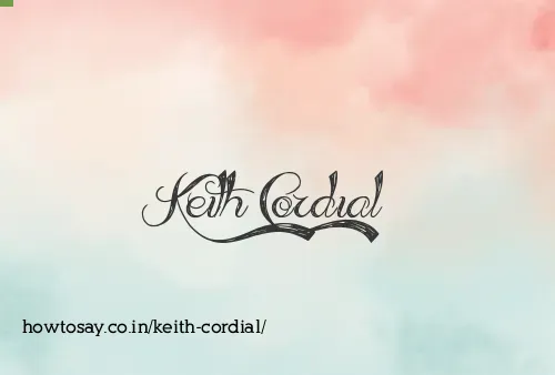 Keith Cordial