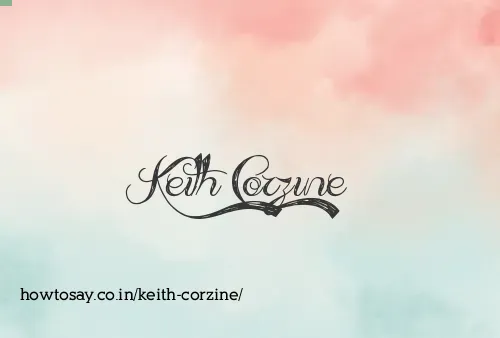Keith Corzine