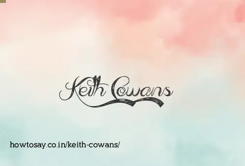 Keith Cowans