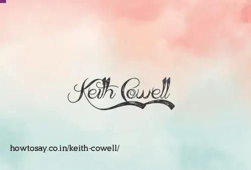Keith Cowell