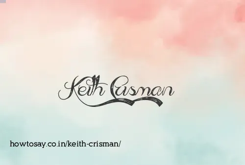 Keith Crisman