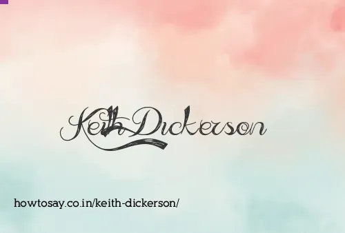 Keith Dickerson
