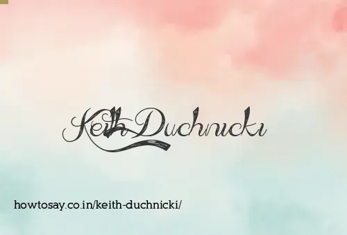 Keith Duchnicki