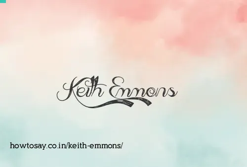 Keith Emmons