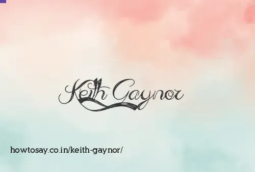 Keith Gaynor