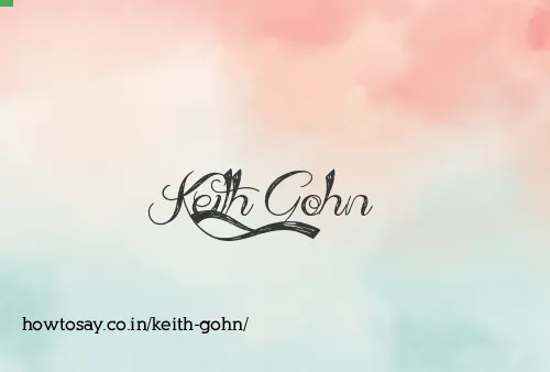 Keith Gohn