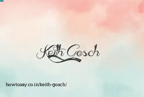 Keith Gosch