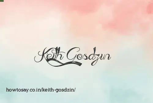 Keith Gosdzin