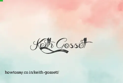 Keith Gossett