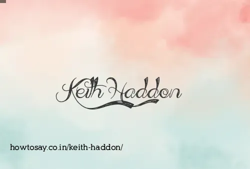 Keith Haddon