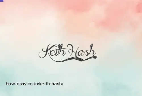 Keith Hash