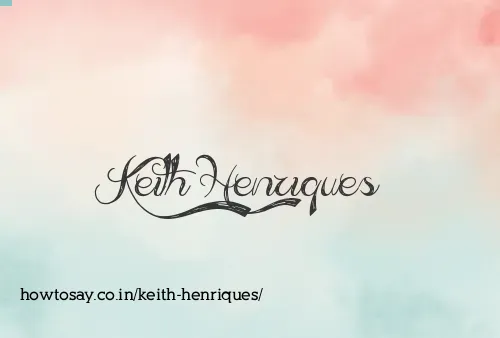 Keith Henriques