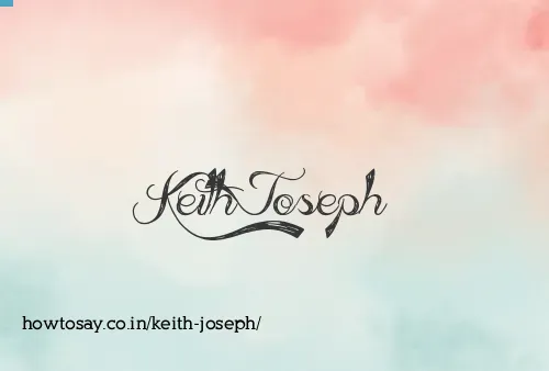 Keith Joseph