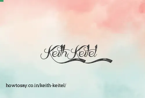 Keith Keitel