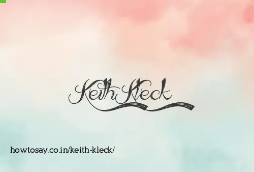 Keith Kleck