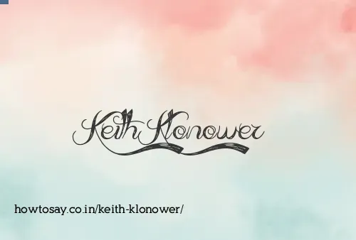Keith Klonower