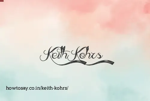 Keith Kohrs