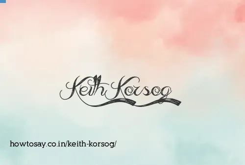 Keith Korsog