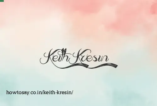 Keith Kresin