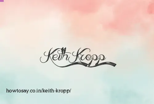 Keith Kropp