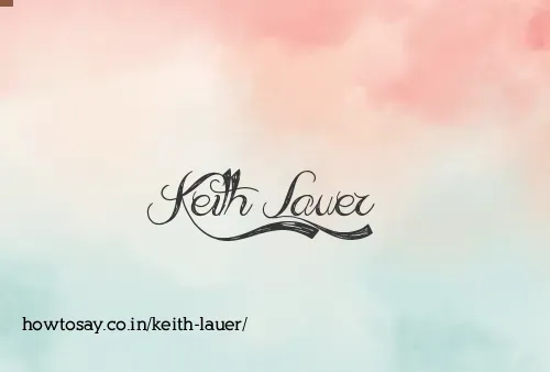 Keith Lauer