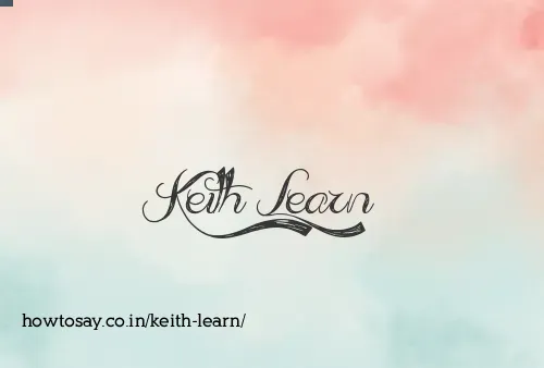 Keith Learn