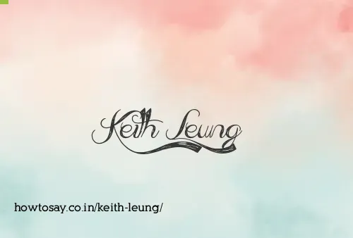 Keith Leung