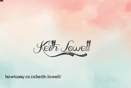 Keith Lowell