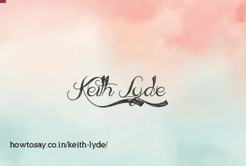 Keith Lyde