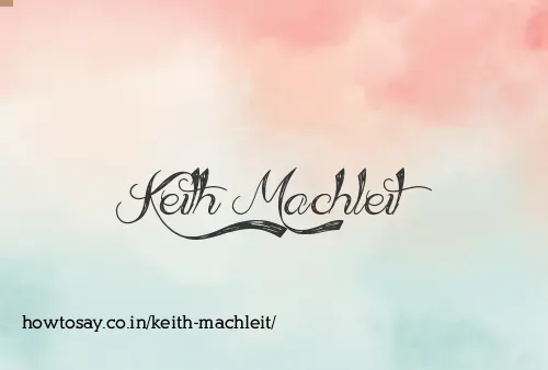 Keith Machleit