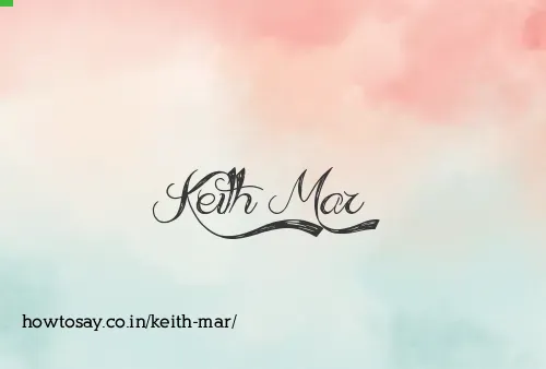 Keith Mar