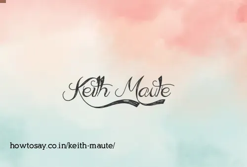 Keith Maute