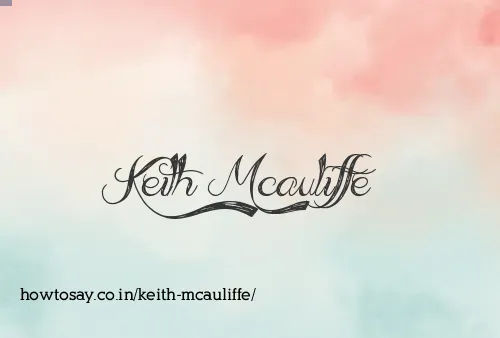 Keith Mcauliffe
