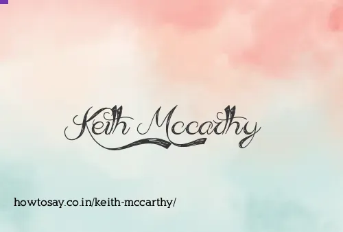 Keith Mccarthy