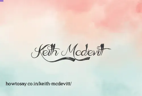 Keith Mcdevitt
