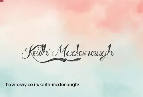 Keith Mcdonough