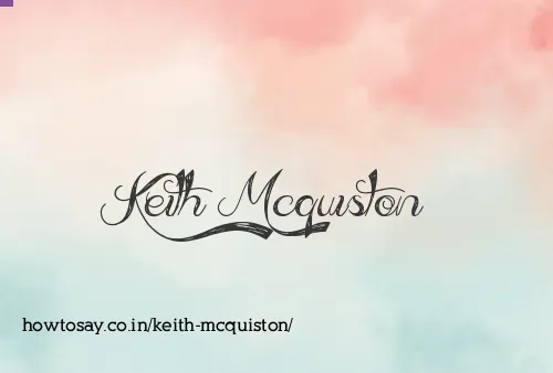 Keith Mcquiston