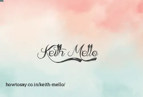 Keith Mello