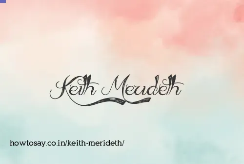 Keith Merideth