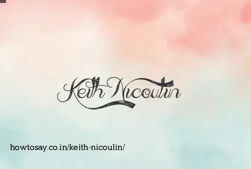 Keith Nicoulin