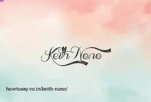 Keith Nono