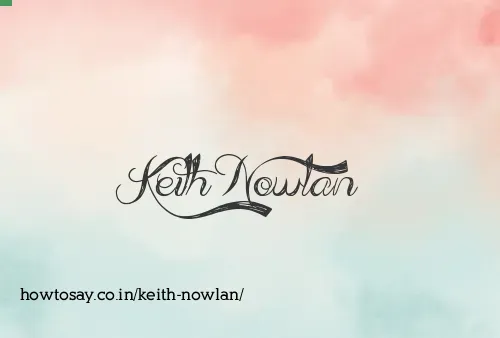 Keith Nowlan