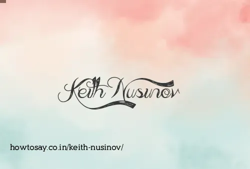 Keith Nusinov
