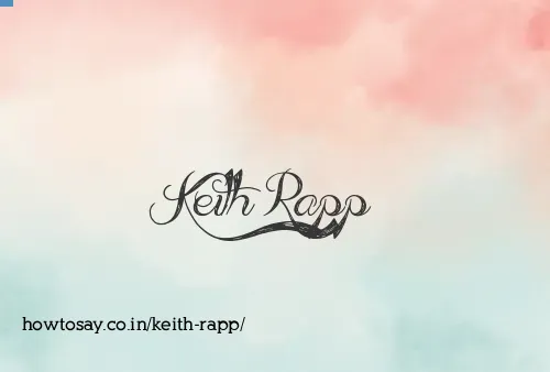 Keith Rapp