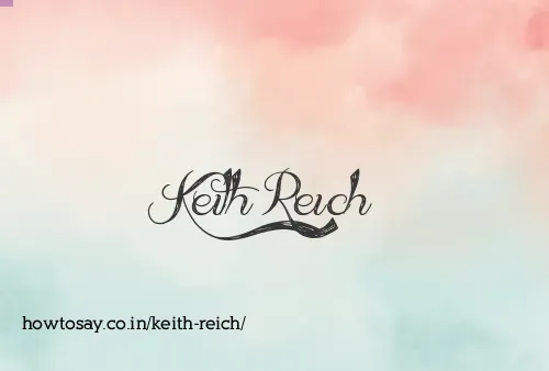 Keith Reich