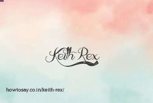 Keith Rex