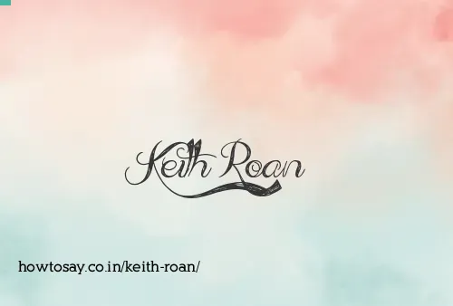 Keith Roan