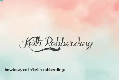 Keith Robberding