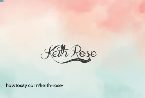 Keith Rose